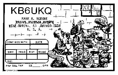 KB6UKQ QSL Card